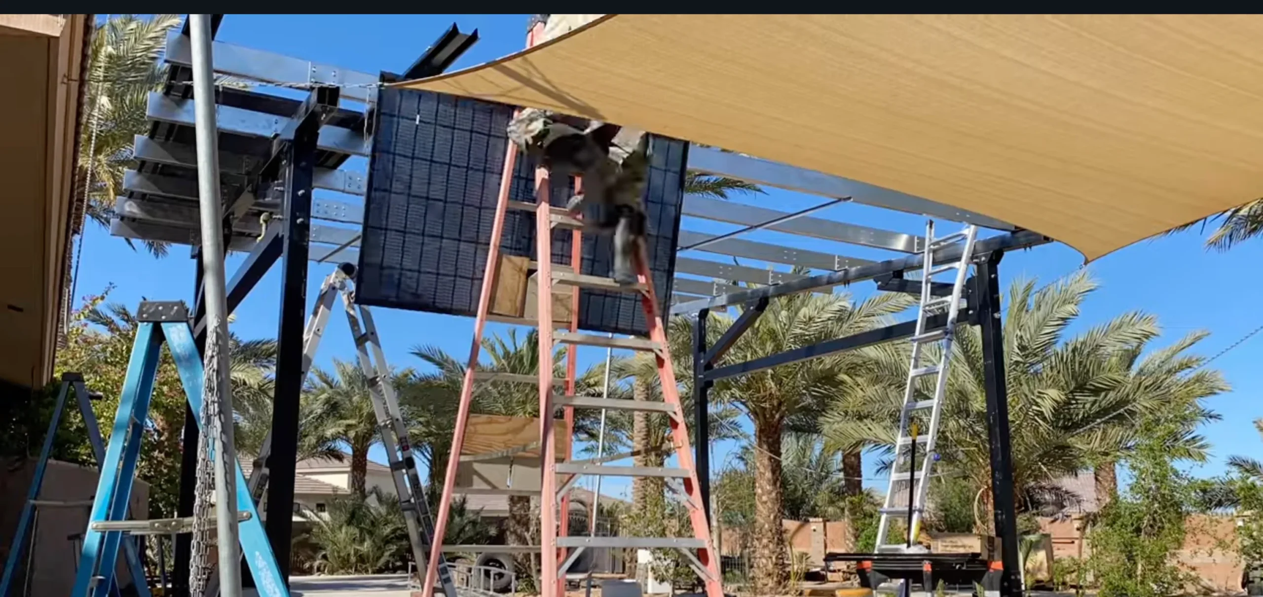 2 Car Premier with 24 Panels, installed in sunny Yuma, Arizona